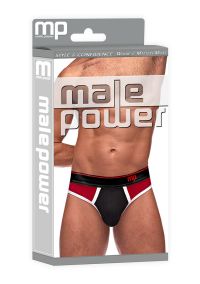 Male Power färgklockad tångtrosa svart/röd, bild 2