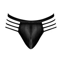 Male Power Black Cage Thong with Hip Straps, picture 4