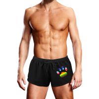 Prowler Black Swim Trunk with Pride Paw