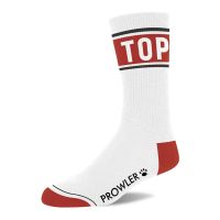 Meias de Papel Papel Top Prowler Branco Vermelho