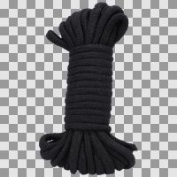 Doc Johnson Svart bomullsrep, 10 meter bondage