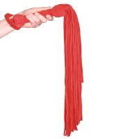 Prowler Red Suede Flogger Red Impact Whip, Bild 2