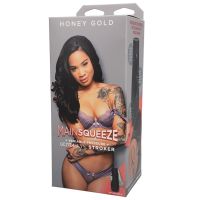 Doc Johnson Main Squeeze Honey Gold Masturbator Teksturowany, zdjęcie 4