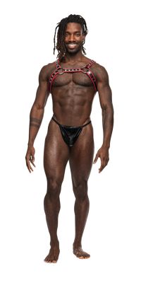 Male Power Leo Over-Shoulder Leather Harness