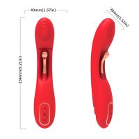 Vibromasseur Point G Totally For U Jack Dual Moteur Rouge, photo 6
