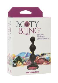 Doc Johnson Booty Bling Plug anal trois perles orné, photo 2