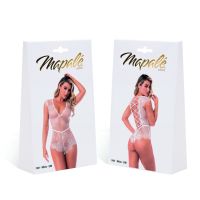 Mapalé Romper Babydoll Eyelash Lace Bodysuit White, picture 2