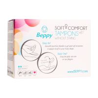 Beppy Soft Comfort Tampons Feucht 2er Pack Schnur-Frei, Bild 3