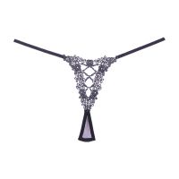 Allure String Filet Transparent Noir, photo 3