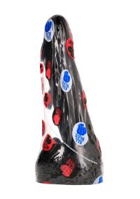 All Black Dildo Lifelike Detail 22 cm, picture 2