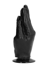 All Black gode fist ouverture 21 cm PVC large