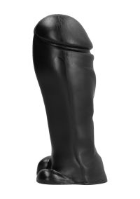 All Black schlank Dildo, 22 cm Länge