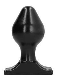 All Black Graduated Butt Plug 16 cm