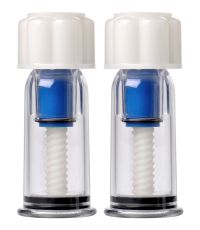 XR Brands Max-Twist Adjustable Nipple Suckers Pair