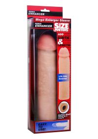 XR Brands Mega Enlarger penis sleeve TPR, billede 2