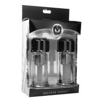 XR Brands Black Max Twist-Control Vibrating Nipple Suckers, picture 2