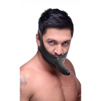 XR Brands Face Fuck Latex Harness ze Dildo, zdjęcie 3