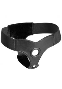 XR Brands Crave doppel Eindringung Leder-Harness, Bild 4