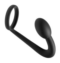 XR Brands Explorer Silicone Cock Ring and Prostate Toy