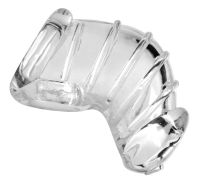 XR Brands Detained Transparent mjuk kyskhetsbur