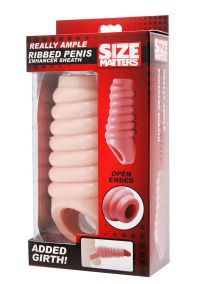 XR Brands Really Spacious Ribbed Thick Penis Enlargement, picture 2