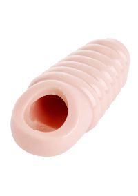 XR Brands Really Spacious Ribbed Thick Penis Enlargement, picture 4