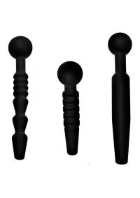 XR Brands Dark Rods Penis Plug Set Three Pieces, picture 4