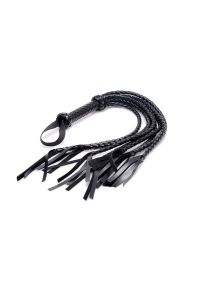 XR Brands Braided Leather Flogger, picture 4