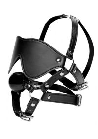 XR Brands Sensory Deprivation Harness, Blindfold & Gag