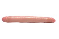 XR Brands kaksipäinen dildo 44 cm flesh tone