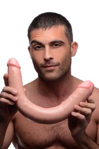 XR Brands kaksipäinen dildo 44 cm flesh tone, kuva 3