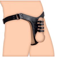 XR Brands Keuschheits-Harness Ringe und Riemen, Bild 4
