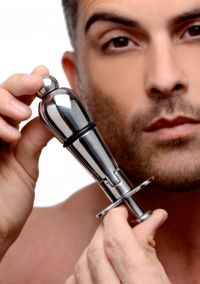 XR Brands Petite Locking Expansion Plug Aço Inoxidável