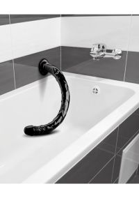 XR Brands Realistic Snake svart dildo 48cm, bild 3