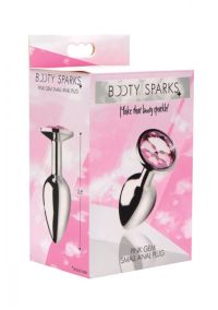 XR Brands Pink Gem Metall-Analplug Klein, Bild 2