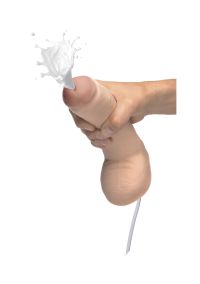 XR Brands sprøjtende dildo 25,5 cm dual density, billede 6