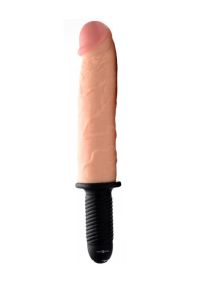 XR Brands Onslaught dildo XXL vibrador texturado, imagem 3