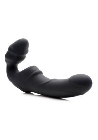 XR Brands Vibrador Strapless Slim Rider Acanalado, imagem 5