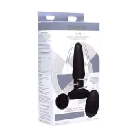 Korek analny Slim R XR Brands zaostrzony rimming spiralna tekstura, zdjęcie 2