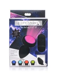XR Brands Silikon LED Vibrator Plug Licht-Oben Small, Bild 3