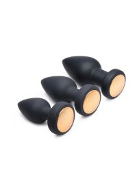 XR Brands Silikon LED Vibrator Plug Licht-Oben Small, Bild 4