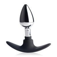 XR Brands Dark Invader Korek analny metal silikon