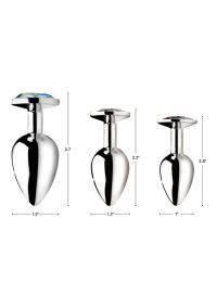 XR Brands Rainbow Prism Jeweled Plug, Bild 4