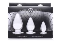 XR Brands Dreifach Kegel Klare Trainer-Set, Bild 2