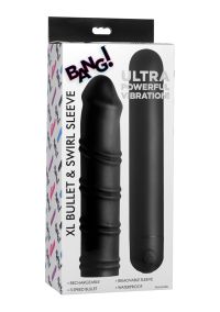 XR Brands XL Bullet ensemble manchon silicone swirl, photo 2
