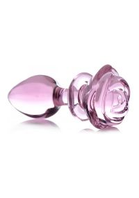 XR Brands Pink Rose lasiset anaalitappi, large