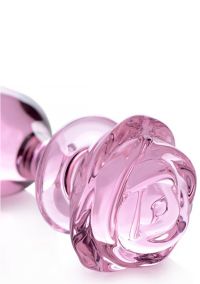 XR Brands Pink Rose lasiset anaalitappi, large, kuva 4