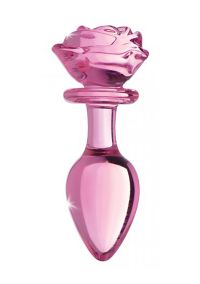 XR Brands Pink Rose lasiset anaalitappi, large, kuva 6
