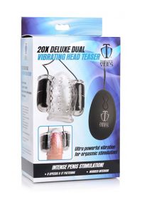 XR Brands Deluxe Dual Vibrating Head Teaser Focused Buzz, picture 2