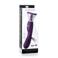 XR Brands Lickgasm Dual Motor Suction Licking Vibrator, billede 2